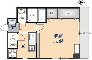 カーサエスパシオの物件間取画像